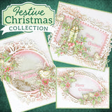 Heartfelt Creations, Festive Christmas Collection, Cling Rubber Stamps & Dies Combo, Christmas Lantern