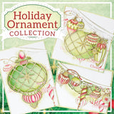 Heartfelt Creations, Holiday Ornament Collection, Cling Rubber Stamps & Dies Combo, Sparkling Holiday Ornaments