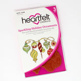 Heartfelt Creations, Holiday Ornament Collection, Cling Rubber Stamps & Dies Combo, Sparkling Holiday Ornaments