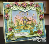 Heartfelt Creations, Winking Frog Collection, Cling Stamps, Fiddle'n Frog