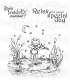 Heartfelt Creations, Winking Frog Collection, Cling Stamps, Fiddle'n Frog