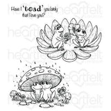 Heartfelt Creations, Winking Frog Collection, Cling Stamps, Flirting Frogs