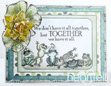 Heartfelt Creations, Winking Frog Collection, Cling Stamps & Dies Set Combo, Leaping Frogs and Froggy Hangout