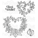 Heartfelt Creations, Classic Wedding Roses Cling Stamp Set - Scrapbooking Fairies