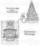 Heartfelt Creations, Winter's Eve Collection, Cling Stamps Set, Winter's Eve