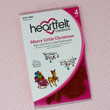 Heartfelt Creations, Merry and Bright Collection, Cling Stamps & Dies Set Combo, Merry Little Christmas