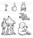 Heartfelt Creations, Cling Stamp, Happy Time Treehouse Set - Scrapbooking Fairies