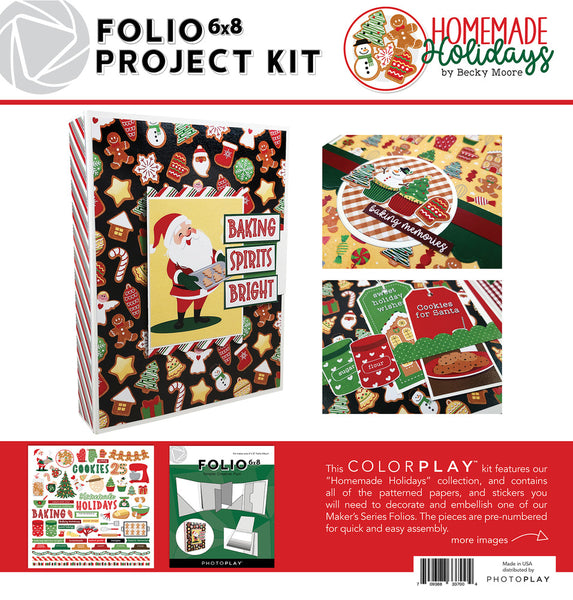 ColorPlay Folio 6x8 Project Kit, Homemade Holidays