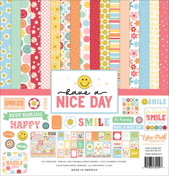 Echo Park Collection Kit 12"X12", Have A Nice Day