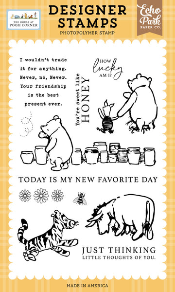 Echo Park, Clear Stamp, The House at Pooh Corner, How Lucky am I (HPC420043) - Scrapbooking Fairies