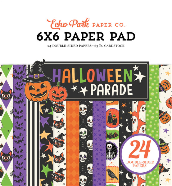 Echo Park, Double-Sided Paper Pad 6"X6", Halloween Parade (HPD511023)