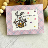 Simon Hurley create. Clear Stamps 6"X9" & Dies Combo, Easter Bunnies