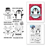 Simon Hurley Create. Clear Stamp Set 6"x9", Christmas Hugs (HUR92278) - Scrapbooking Fairies
