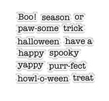 Crafter's Companion Stamp, Die & & Flock, Halloween Pets (CC-STD-FLOC-HAPE)