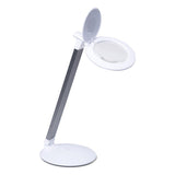 Daylight Halo Go 2, Portable & Rechargeable Magnifying Lamp, White