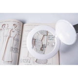 Daylight Halo Go 2, Portable & Rechargeable Magnifying Lamp, White
