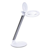 Daylight Halo Go 2, Portable & Rechargeable Magnifying Lamp, White