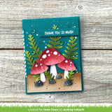 Lawn Fawn, Lawn Cuts Custom Craft Die, Happy Mushroom