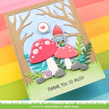 Lawn Fawn, Lawn Cuts Custom Craft Die, Happy Mushroom