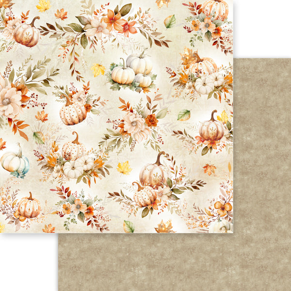 Memory Place, Beary Cozy, Double-Sided Cardstock 12"X12", Harvest Time 04