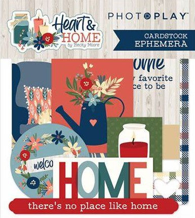 Photo Play, Heart & Home, Ephemera Cardstock Die-Cuts