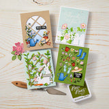 Hero Arts, Stamps & Dies Combo, Gardening Tools & Flowers