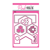 Pink & Main, Dies Set, Hexagon Flip Card (#PNM772)