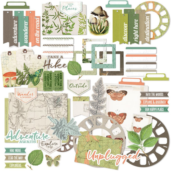 49 And Market, Vintage Artistry Hike More, Ephemera Bits (VTH-34529)