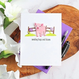 Spellbinders, Clear Stamp & Die Set, On the Farm, Ham It Up (SDS-199)