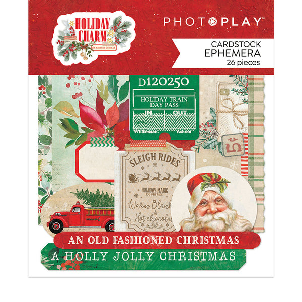 PhotoPlay, Holiday Charm, Ephemera Cardstock Die-Cuts (HOL4308)