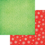 Elizabeth Crafts Double-Sided Cardstock Pack 12"X12", Holly Jolly Christmas