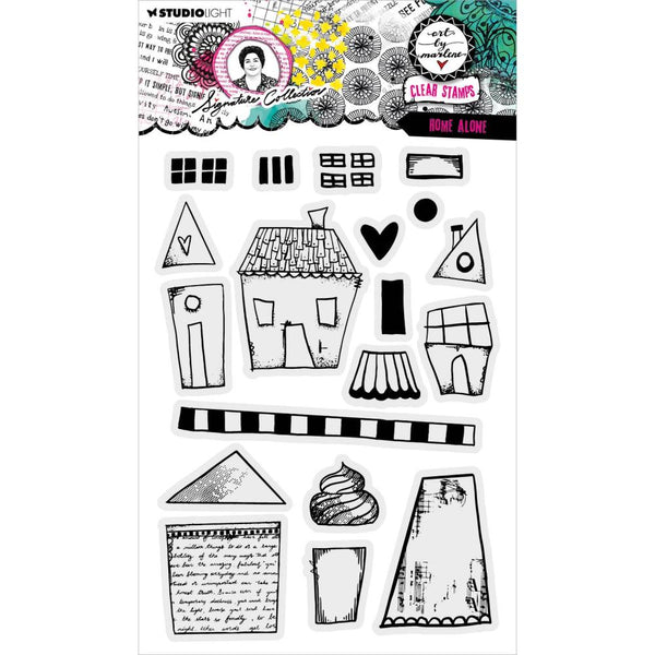 Art By Marlene Signature Collection Clear Stamps, Nr. 597, Home Alone