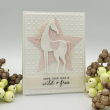 Spellbinders Etched Dies, Good Fortune Horse (SDS-222) - Scrapbooking Fairies