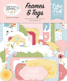 Echo Park Cardstock Ephemera 33/Pkg, Frames & Tags, In Full Bloom (IFB484025)