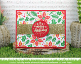 Lawn Fawn, Lawn Clippings Stencils, Poinsettia Background (LF3280)