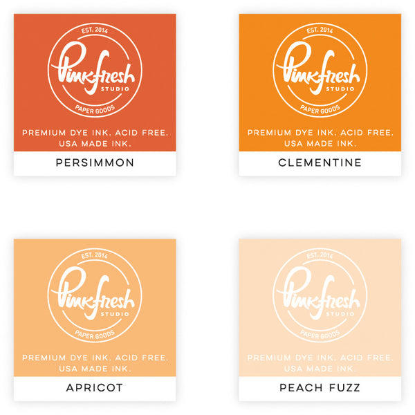 Pinkfresh Studio Premium Dye Cube Ink Pads 4 Colors, Indian Summer