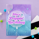 Spellbinders 3D Embossing Folder 5.5"x8.5", It's My Party Too Collection, Floating Balloons (E3D-062)