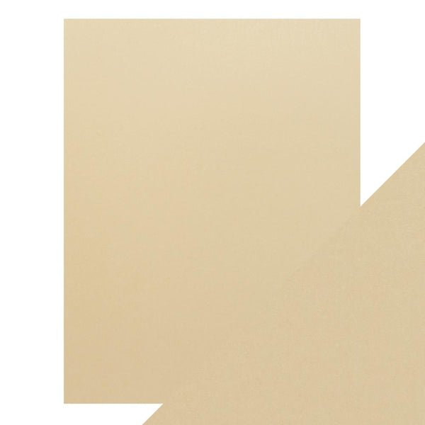 Tonic Studios, Craft Perfect Pearlescent Cardstock 8.5"X11", Ivory Sheen (Sold per sheet)