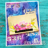 Sizzix 2D Embossing Folder and Thinlits 11/Pkg by Tim Holtz, Vault Side-Order Floristry (#666872)
