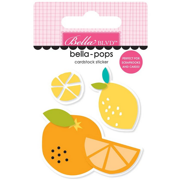 Bella Blvd, Bella-pops 3D Cardstock Sticker, Juicy