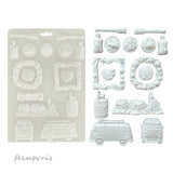 Stamperia Soft Maxi Mould A4, Silent Sea