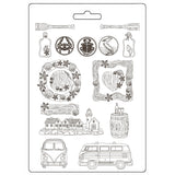 Stamperia Soft Maxi Mould A4, Silent Sea