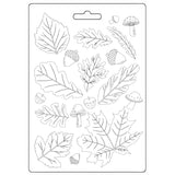 Stamperia, Soft Mould A5, Whispering Woods, Leaves (K3PTA5676)