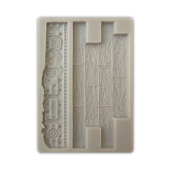 Stamperia Silicone Mould A6, Songs Of The Sea, Wood and Mechanisms