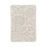 Stamperia Silicone Mold A5, Daisy Art, Daisy and Butterfly
