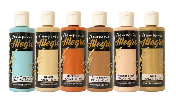 Stamperia, Allegro Paint Set 6/Pkg, Venice City of Art (Please see Note)