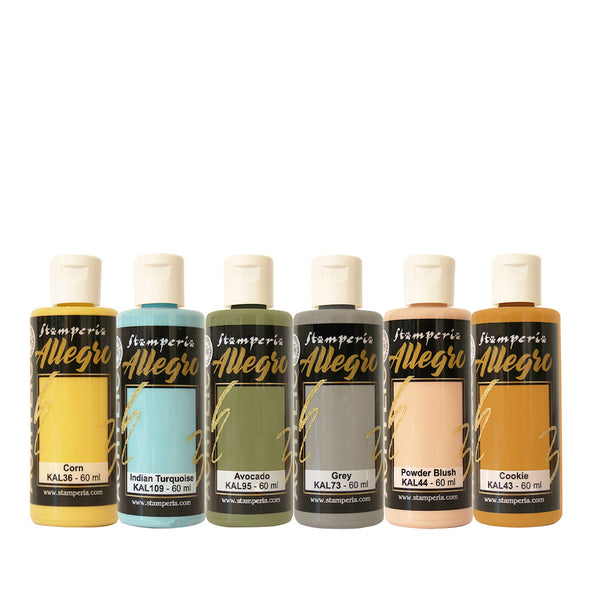 Stamperia Allegro Paint Set 6/Pkg, Daisy Art (Please See Note) (Copy)