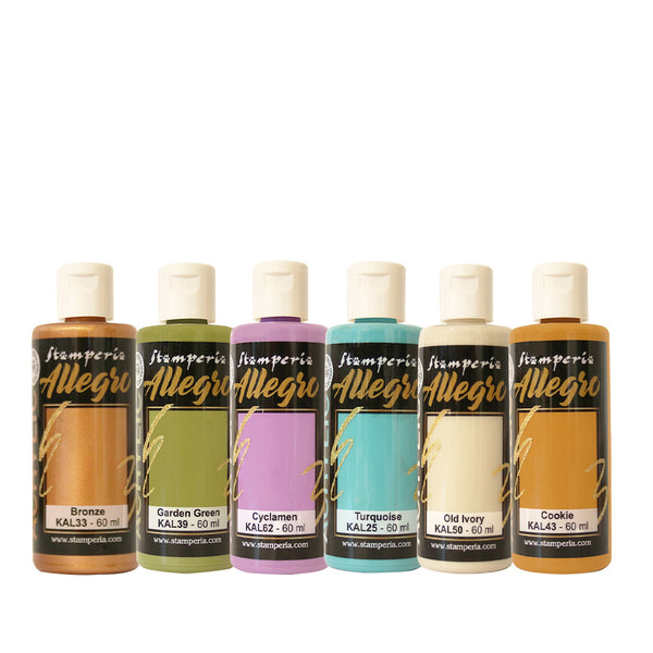 Stamperia Allegro Paint Selection, Gardens of Time (KALKIT72)