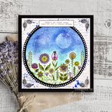 Katkin Krafts, 6"x8" Clear Stamps Set, Herbaceous Border