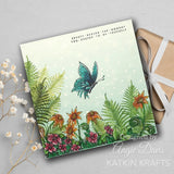 Katkin Krafts, 6"x8" Clear Stamps Set, The Butterfly Effect